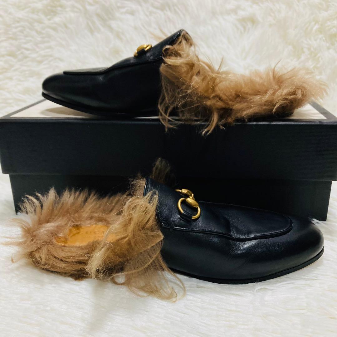 GUCCI グッチ　ホースビット　プリンスタウン　36 1/2 ブラック