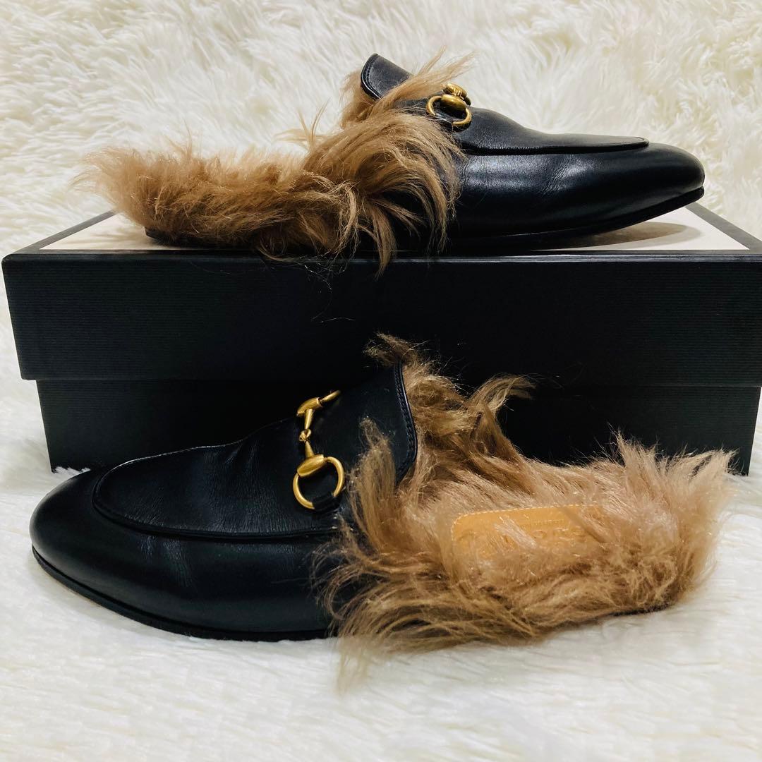 GUCCI グッチ　ホースビット　プリンスタウン　36 1/2 ブラック