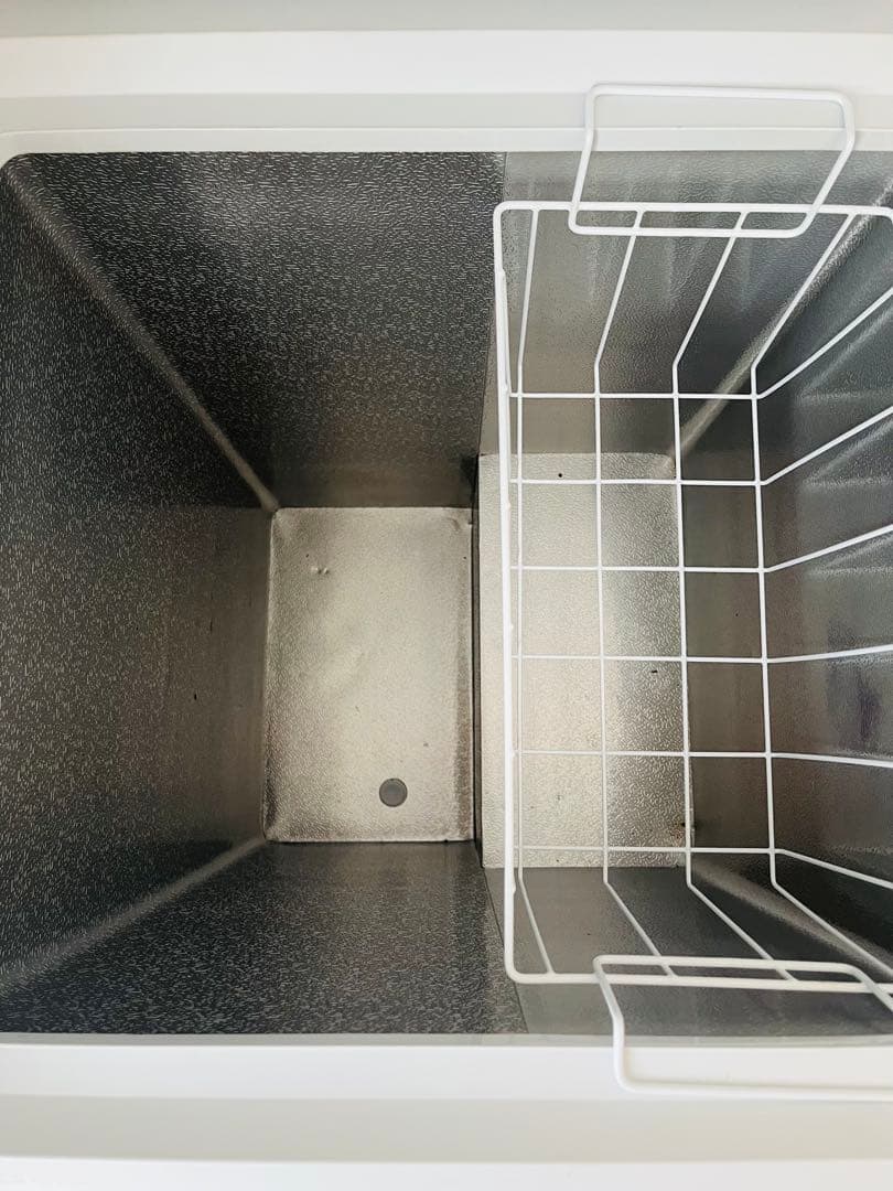 Haier 冷凍庫　ストッカー　ホワイト ワイヤーバスケット付き