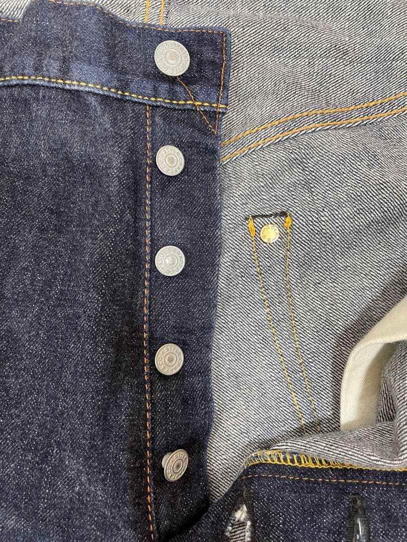 EVISU No.2 Lot.2000 W38×32 ピンク大黒　日本製　カモメ