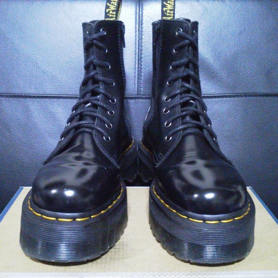 Dr.Martens JADON UK5 黒 厚底 8ホール BEX