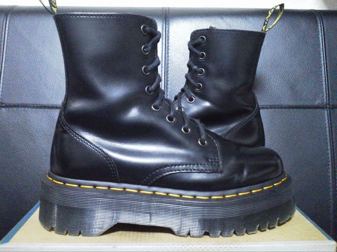 Dr.Martens JADON UK5 黒 厚底 8ホール BEX