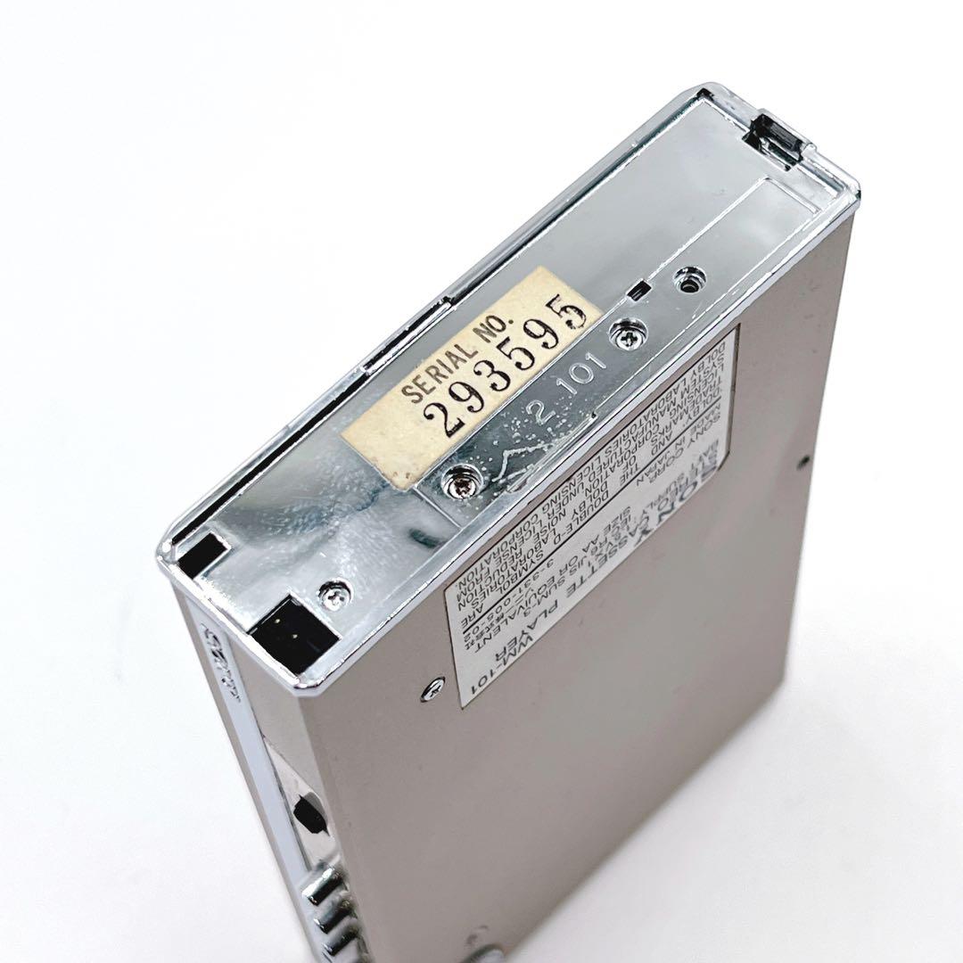 【美品・動作品】 SONY WM-101 カセットウォークマン　音出しOK