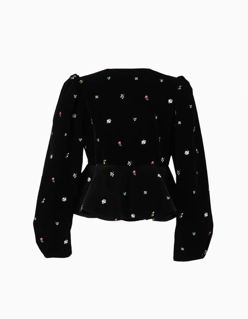 トップス B. STARRY PEPURAMU CARDIGAN bibiy