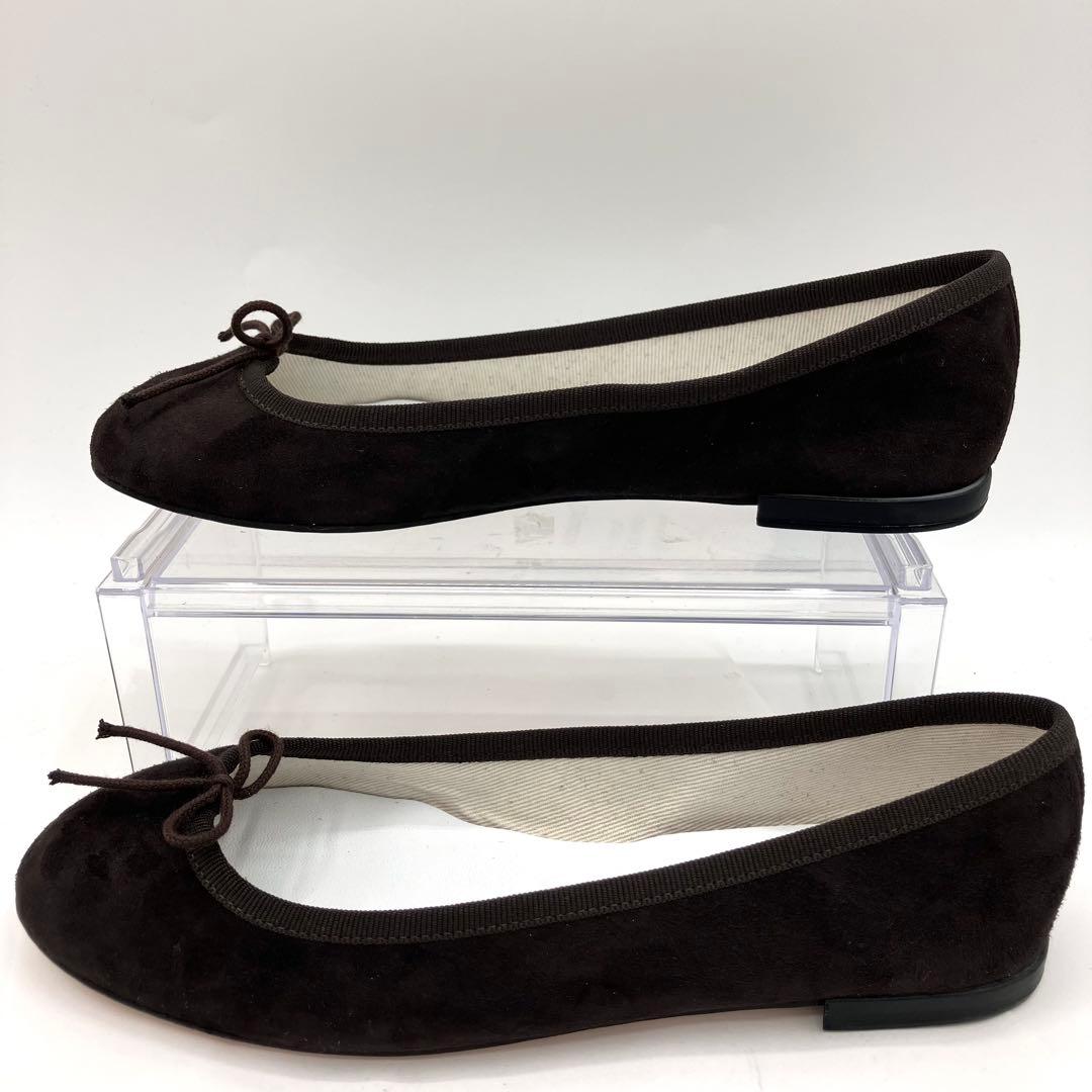 レペット　フラット　パンプス　サンドリオン　23cm スエード　リボン