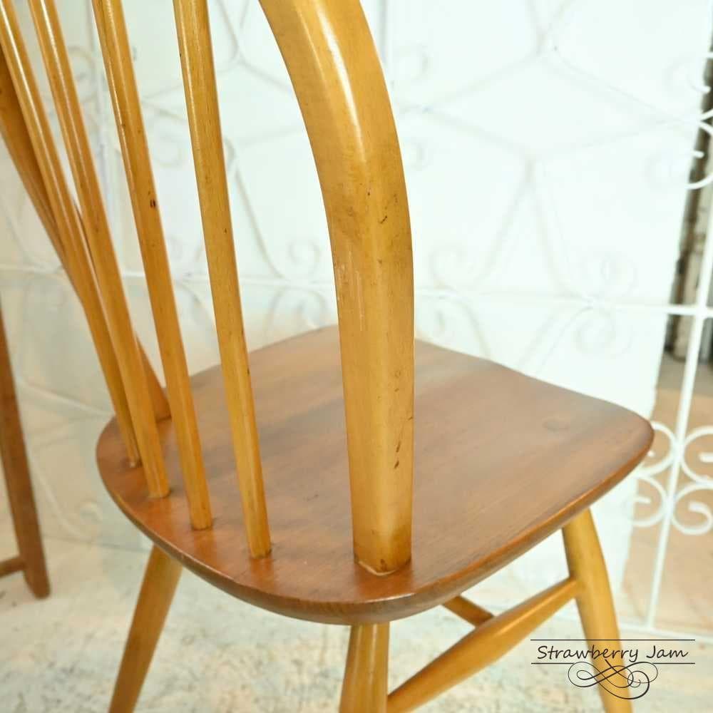 L3705-300-3 英国ヴィンテージ アーコールチェア フープバック ４本