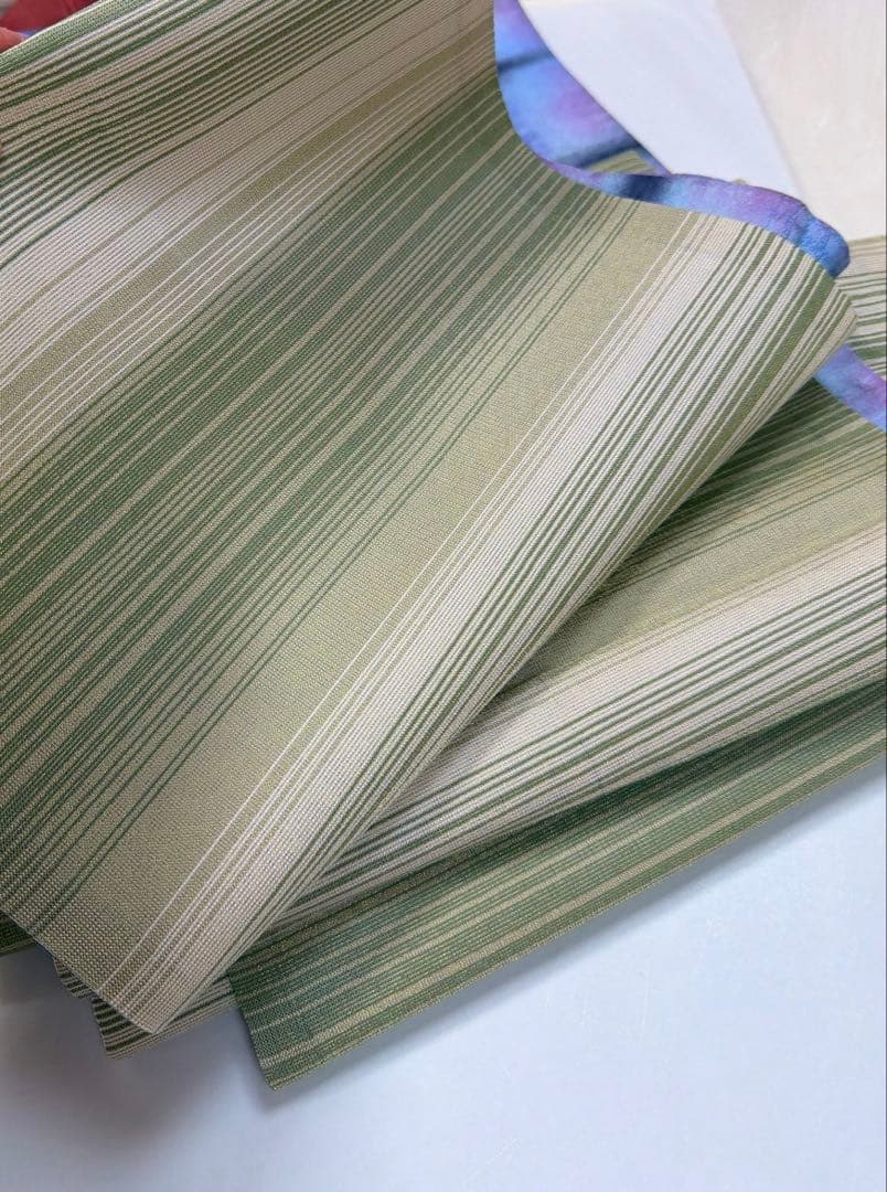 購入者　袋帯　正絹　板締め絞り　リバーシブル