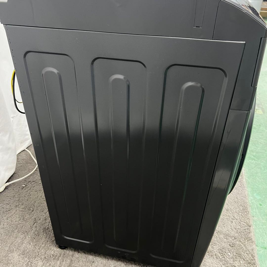 4⭕️ドラム式洗濯機　23年　乾燥　8キロ　黒　綺麗　安い　アイリス　設置無料