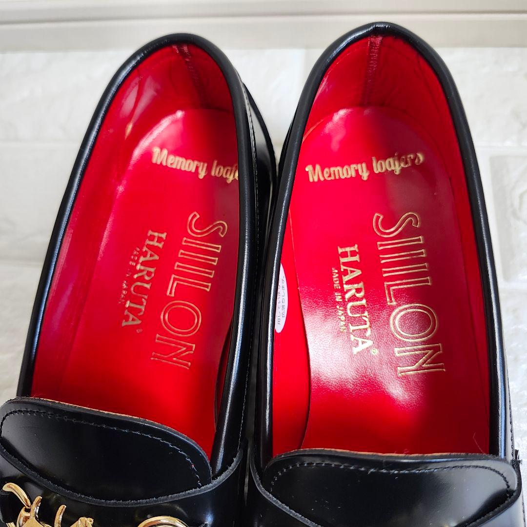 【未使用級】SIILON HARUTA メモリーフォームローファー 黒