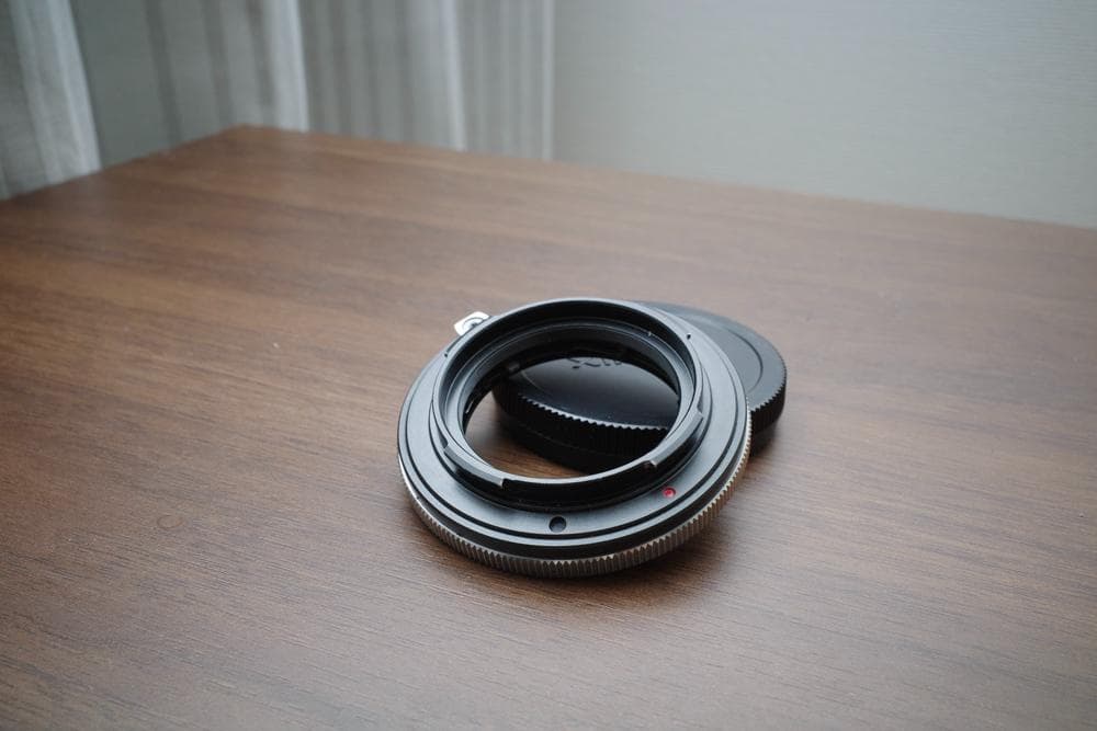 CONTAX Sonnar 90mm + KIPON Leica Lアダプター