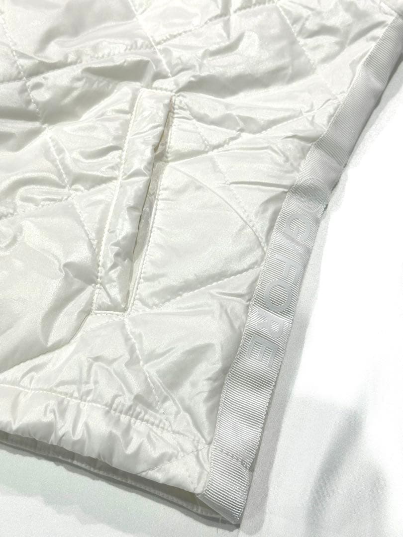 新品未使用新作G/FOREジーフォアレディースベストsizeSホワイト