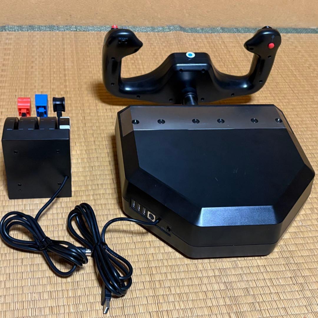 PC用ゲームコントローラー・コンバーター Logicool FLIGHT YOKE SYSTEM