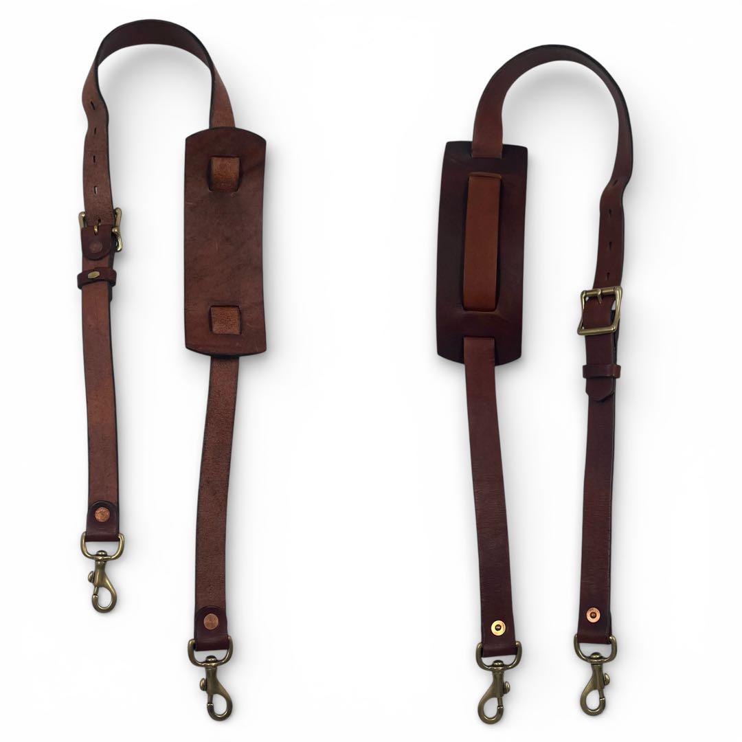 【美品】 vasco ダッフルバッグ 2way ブラウン オールドオイル レザー