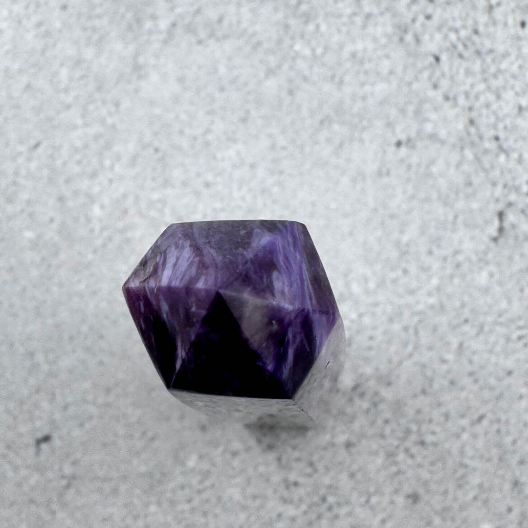 G-142チャロアイト ポイント 希少原石 高品質紫の模様が美しい 天然石