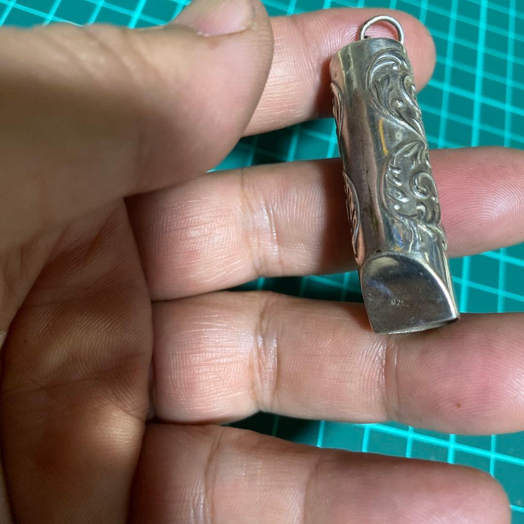 925ホイッスル　笛　トップ　ネックレス