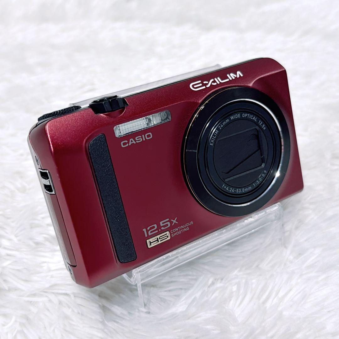 【美品】 CASIO EXILIM EX-ZR310 レッド デジタルカメラ