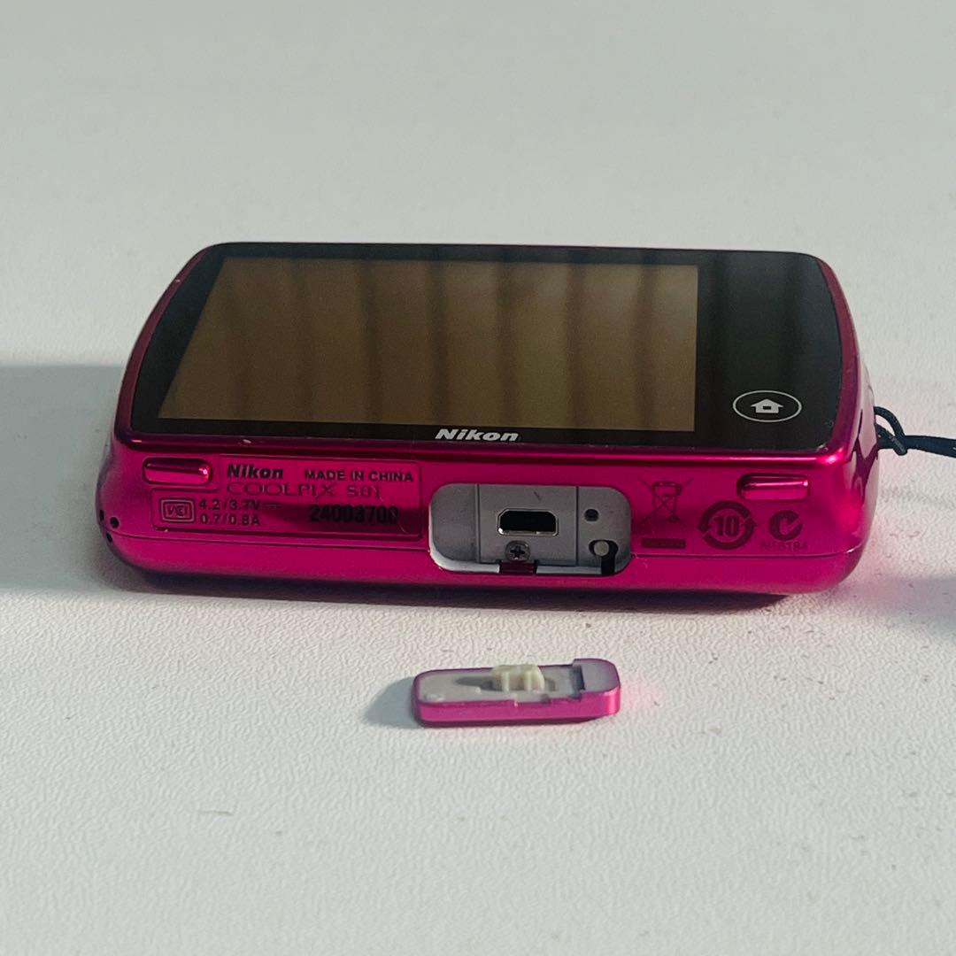 Nikon COOLPIX S01 ピンク 本体希少品レア動作品