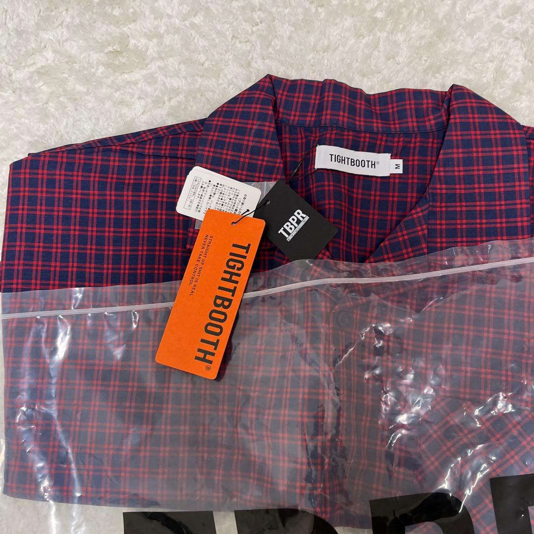 tightbooth PLAID ROLL-UP SHIRT新品