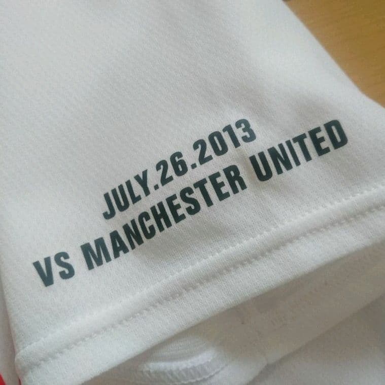 南野拓実ユニフォーム#13ヤンマープレミアムカップ セレッソ大阪vs マンU