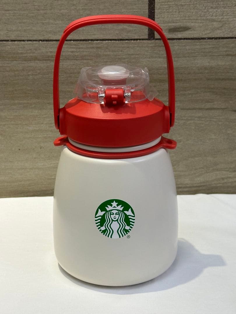 海外限定　スターバックス　ステンレス　タンブラー　いちごうさぎチャーム付き