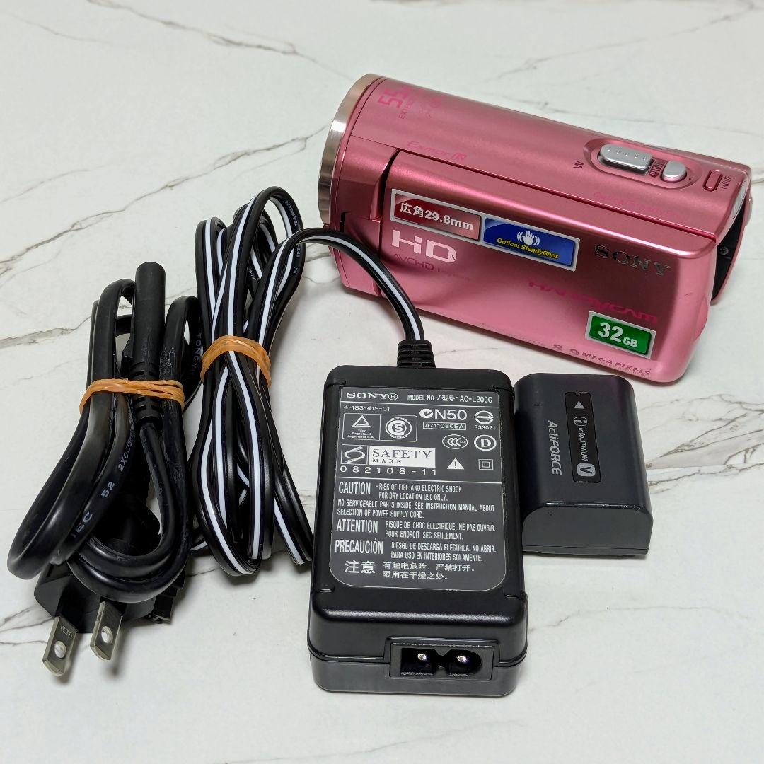 【大人気】SONY　HDR-CX270V　ピンクカラー