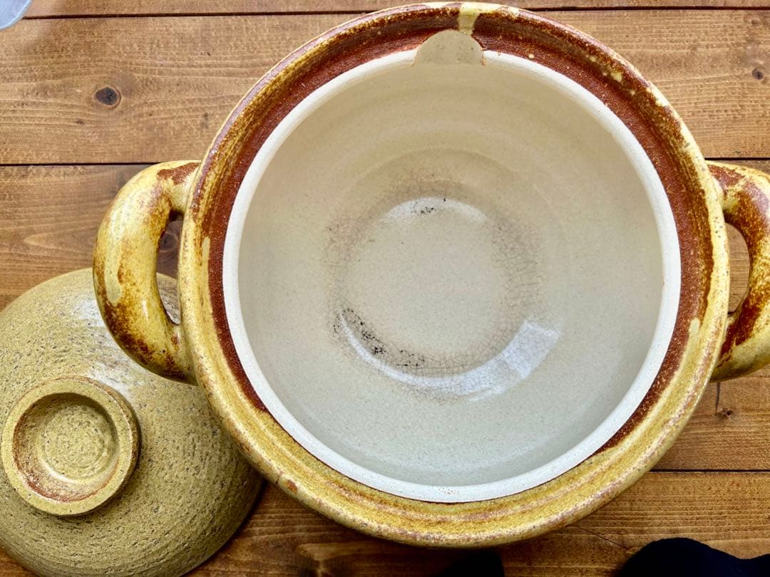 【訳あり値下げ】長谷園 みそ汁鍋 土鍋 大 1800ml 約3~4人用