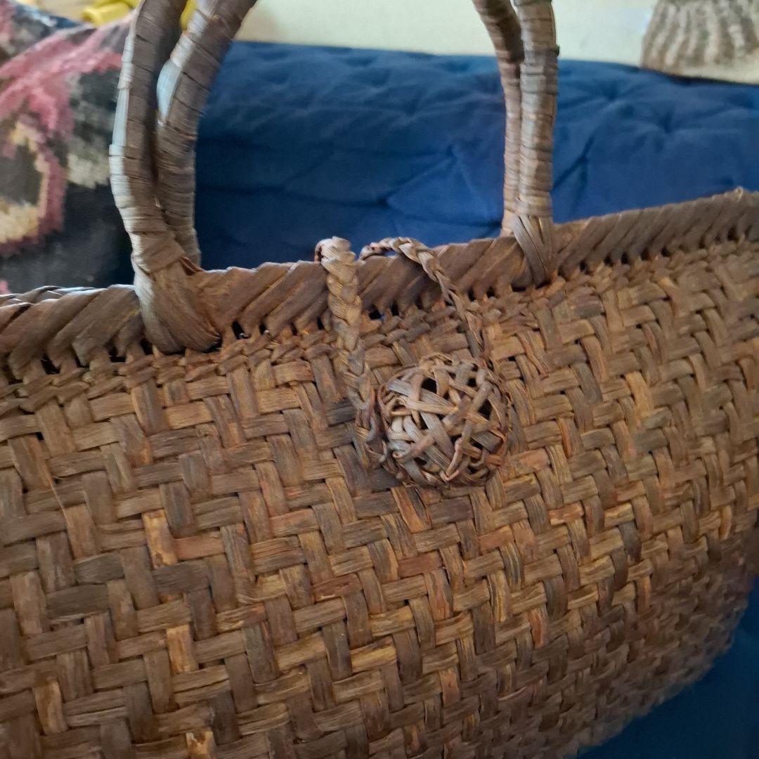 大きい山葡萄 かごバッグ 国産 (山形県産)