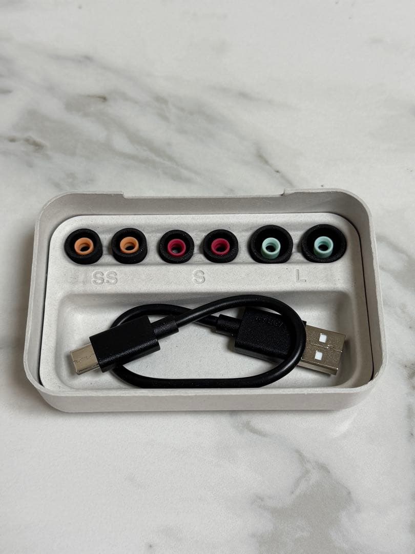 SONY イヤホン WF-1000XM5 ブラック＋シリコンケース