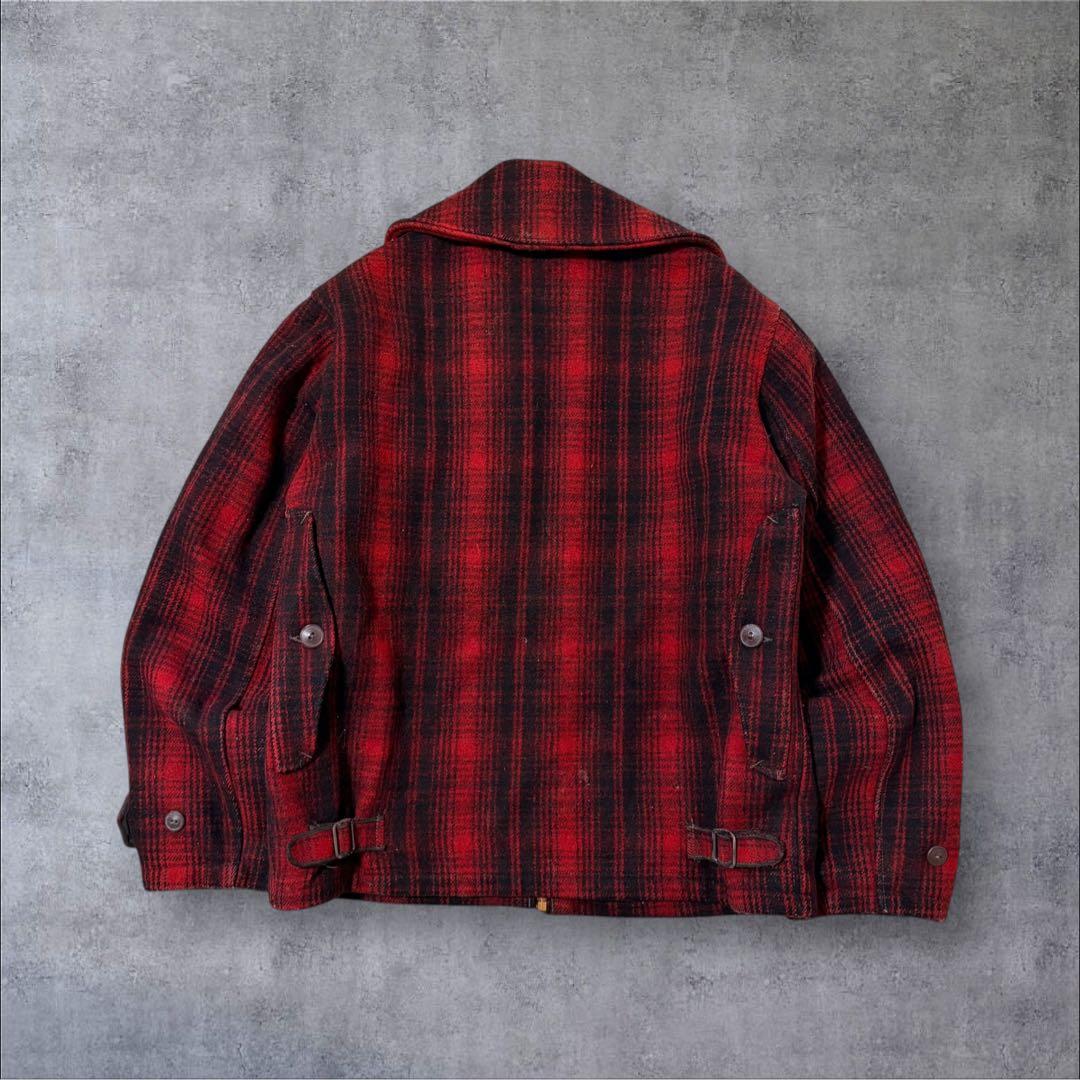 R*離様 【Woolrich】50s60sヴィンテージ黒タグチェック柄マッキーノ