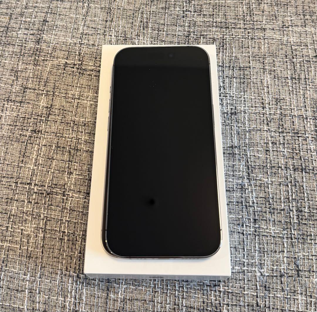 【美品】Apple iPhone 14 Pro ディープパープル SIMフリー