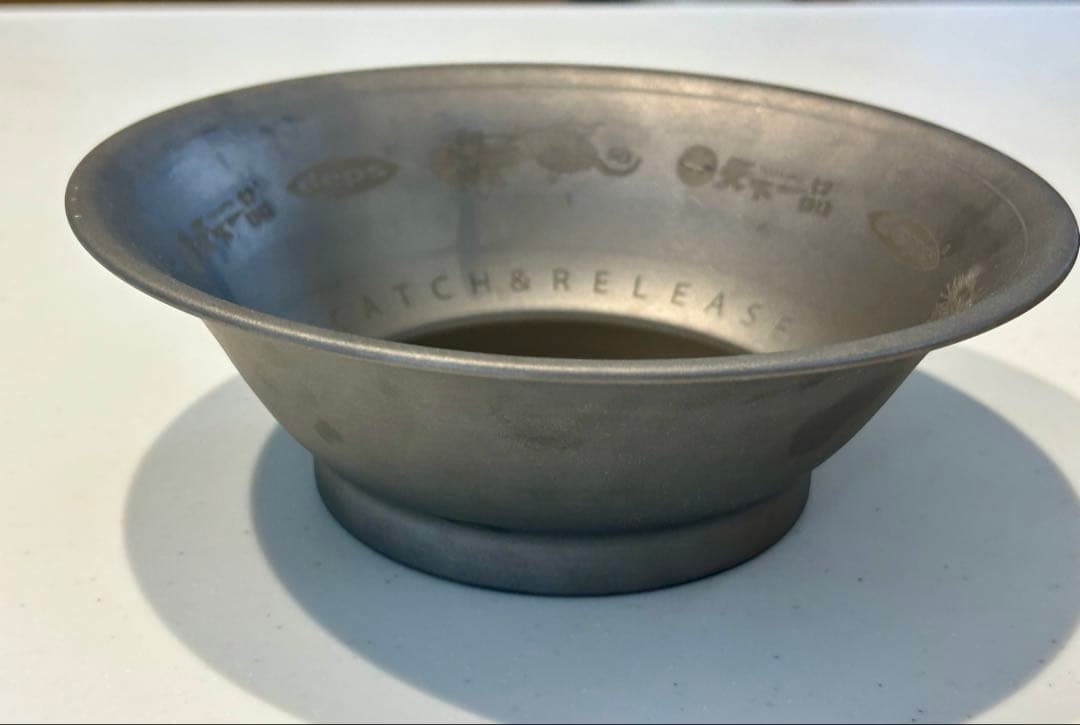 depsコラボ天下一品ラーメンどんぶり チタン製