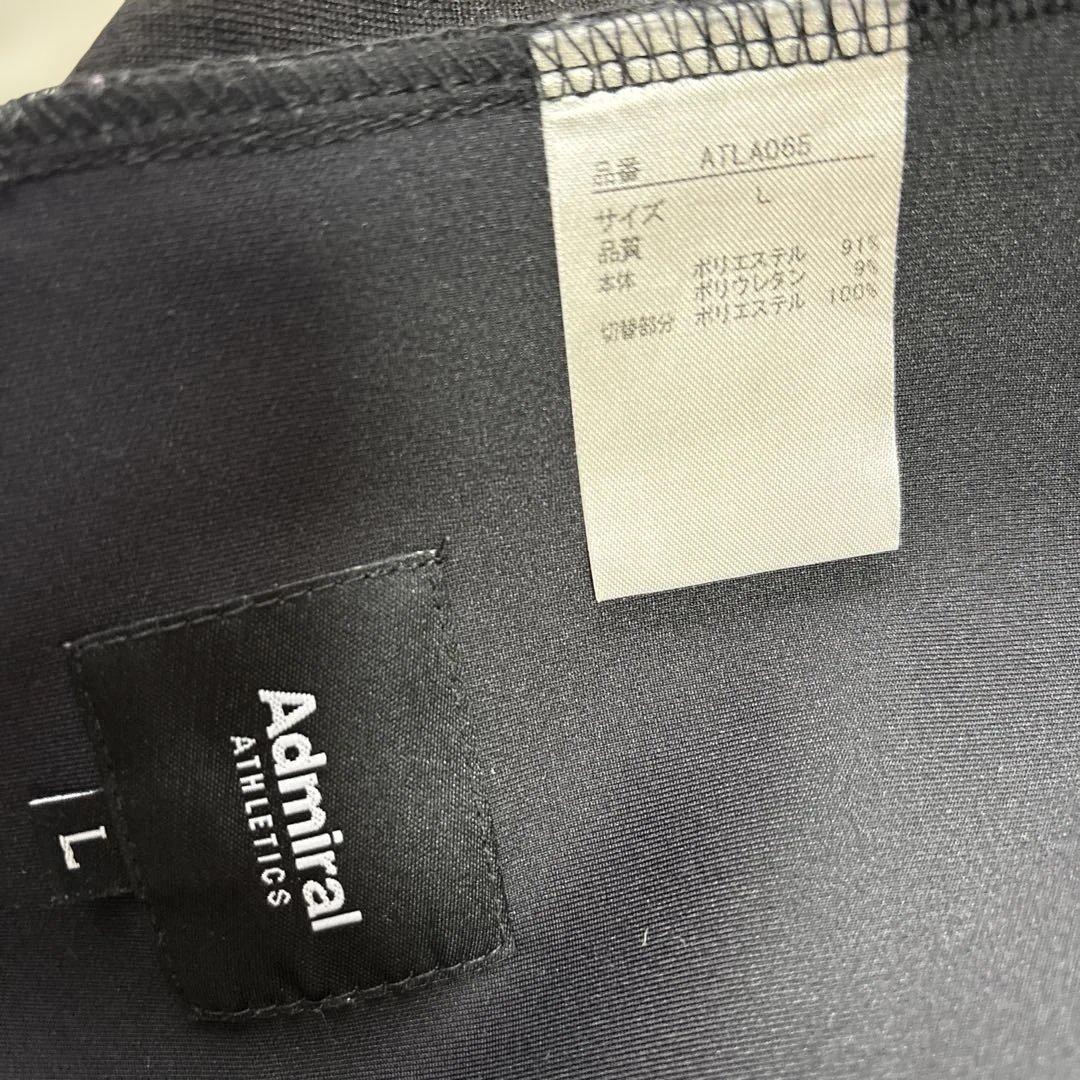 【Admiral 】アドミラル フード付きジャージ 冬用 ブラック 上下セットL