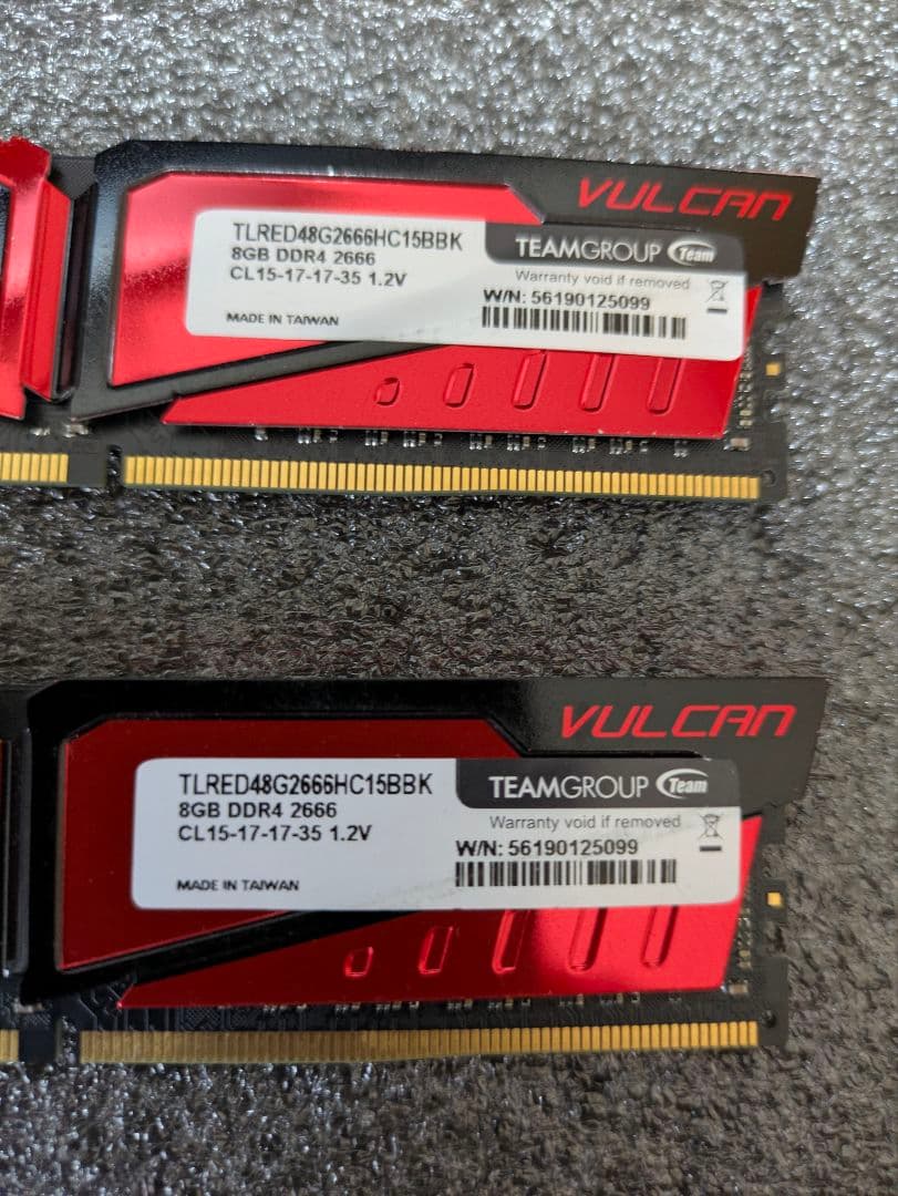 TEAMGROUP 16GB（ 8GB×2 ）DDR4 2666MHz