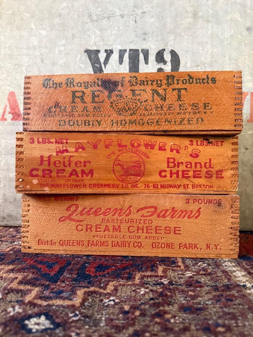 アンティーク雑貨 Vintage Cheese Box