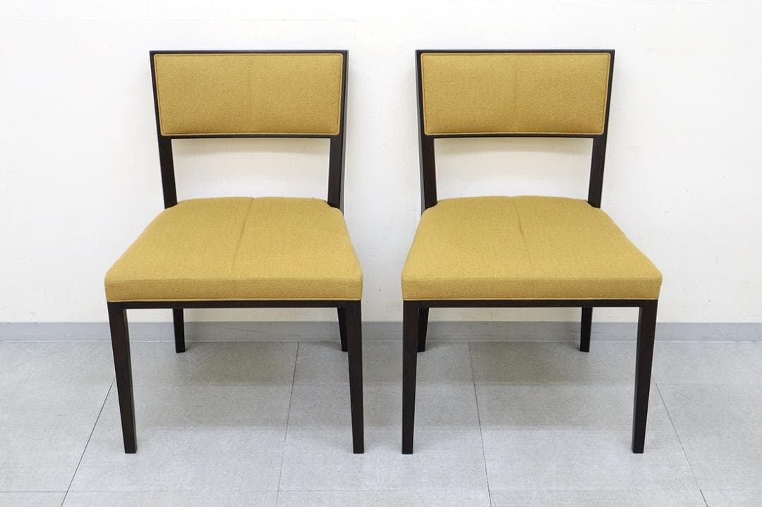 A②2脚セット 美品 TIME&STYLE ダイニングチェア 椅子 旭川家具