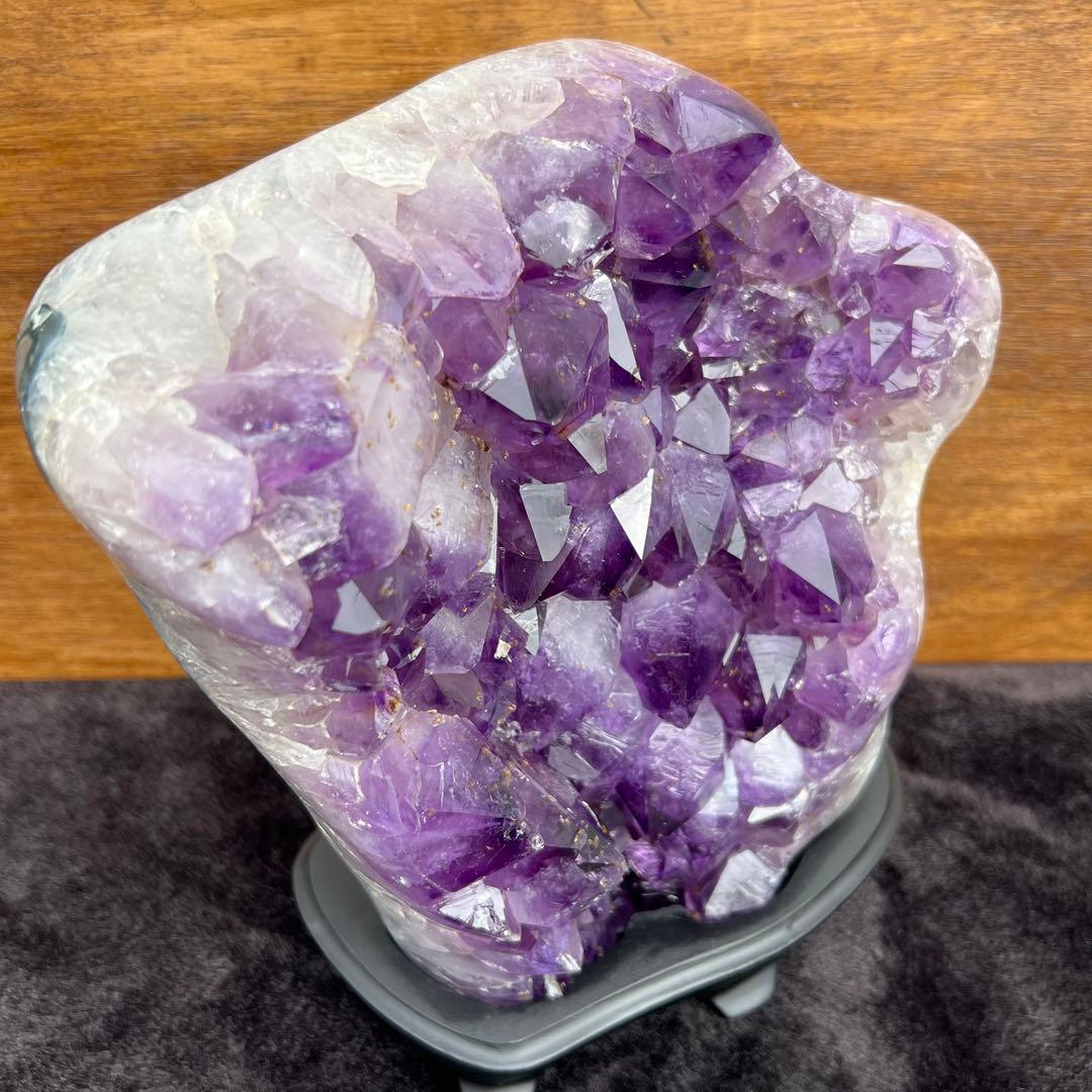 ✳️✨特大の美紫ハイパワー✨レインボー入 アメジストクラスター 天然石
