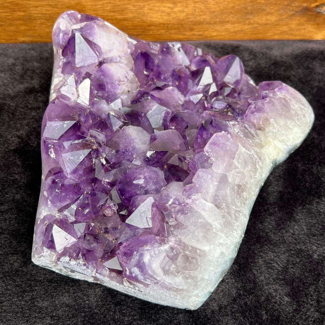 ✳️✨特大の美紫ハイパワー✨レインボー入 アメジストクラスター 天然石
