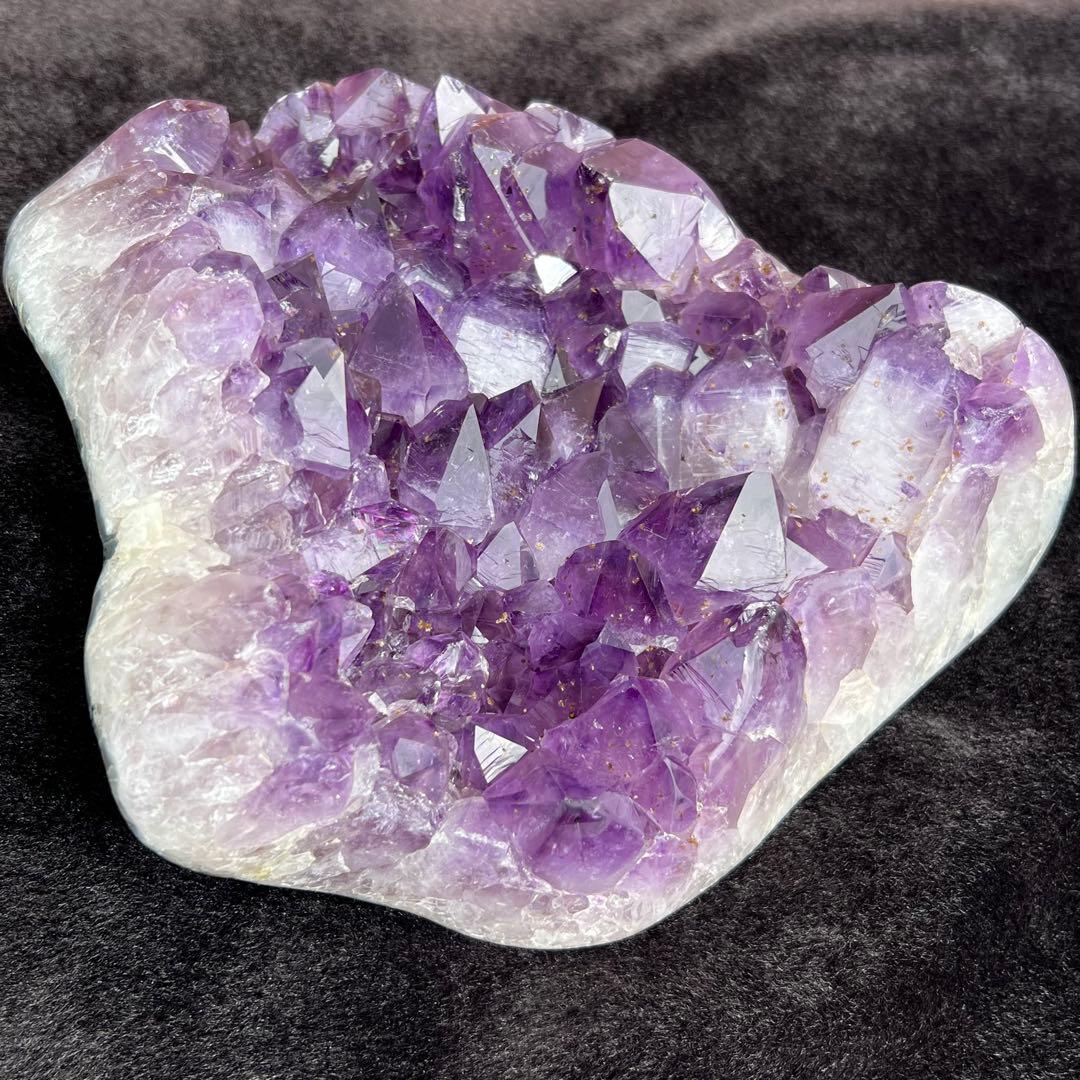 ✳️✨特大の美紫ハイパワー✨レインボー入 アメジストクラスター 天然石