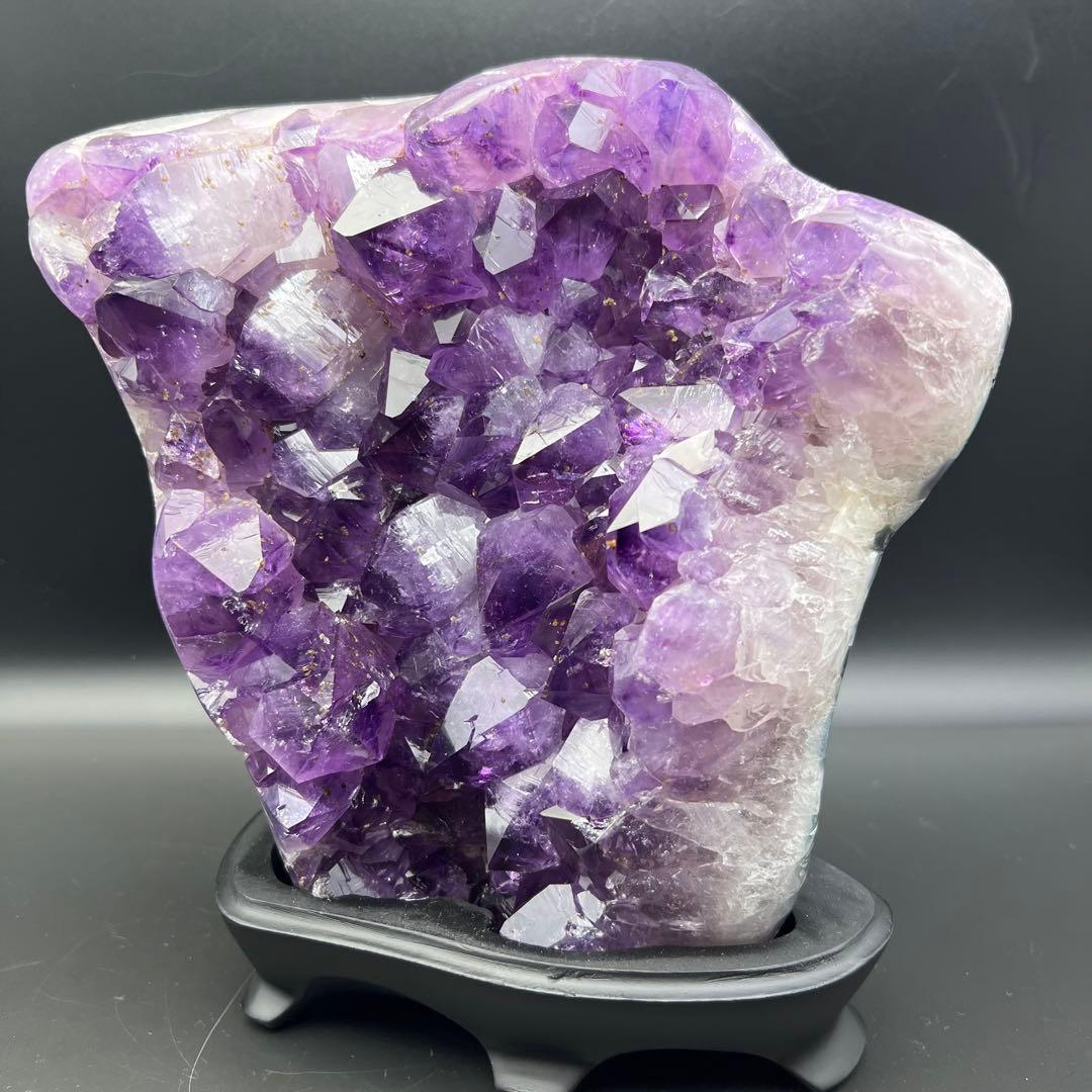 ✳️✨特大の美紫ハイパワー✨レインボー入 アメジストクラスター 天然石