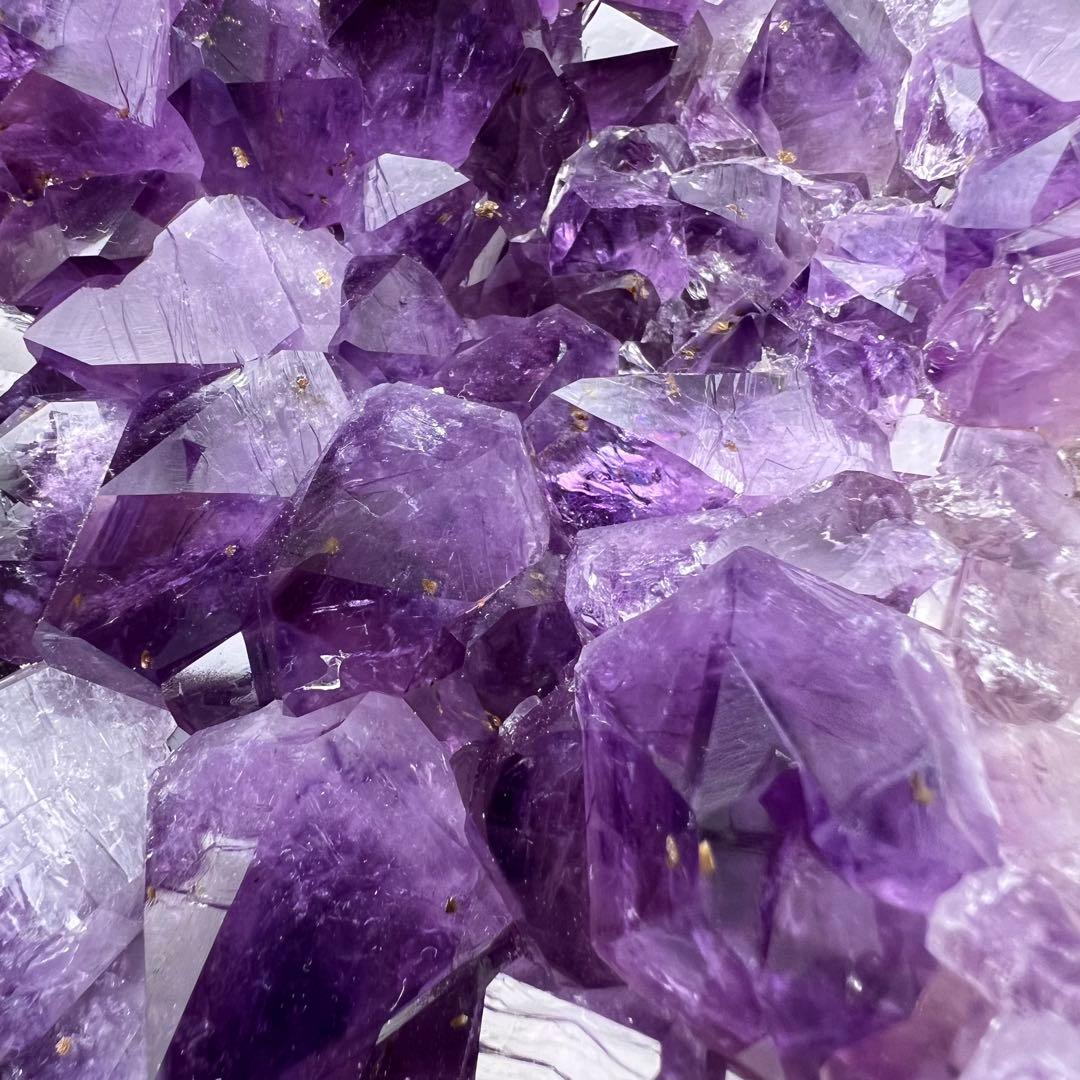 ✳️✨特大の美紫ハイパワー✨レインボー入 アメジストクラスター 天然石