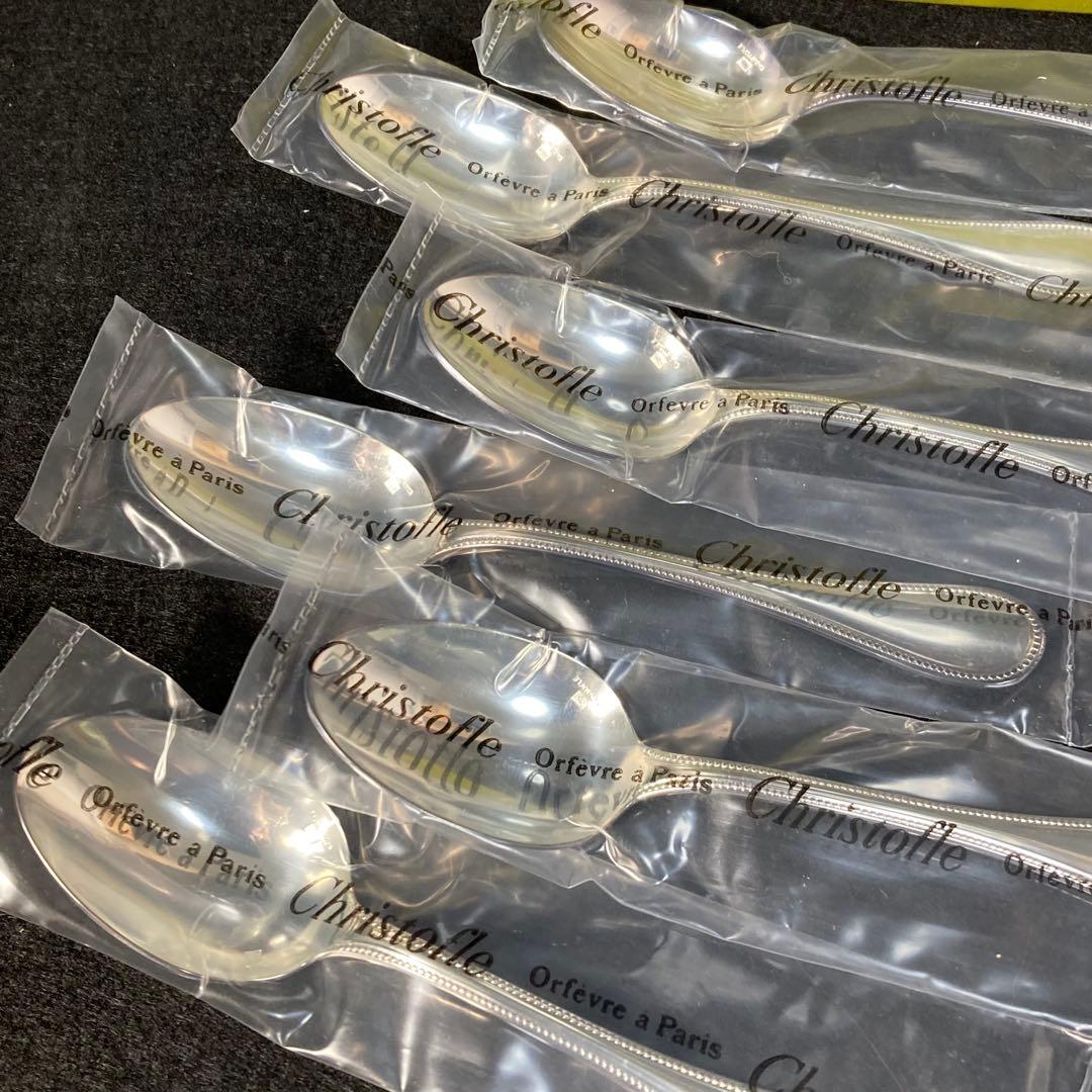 新品　未使用品　未開封　クリストフル パール スプーン6本セット