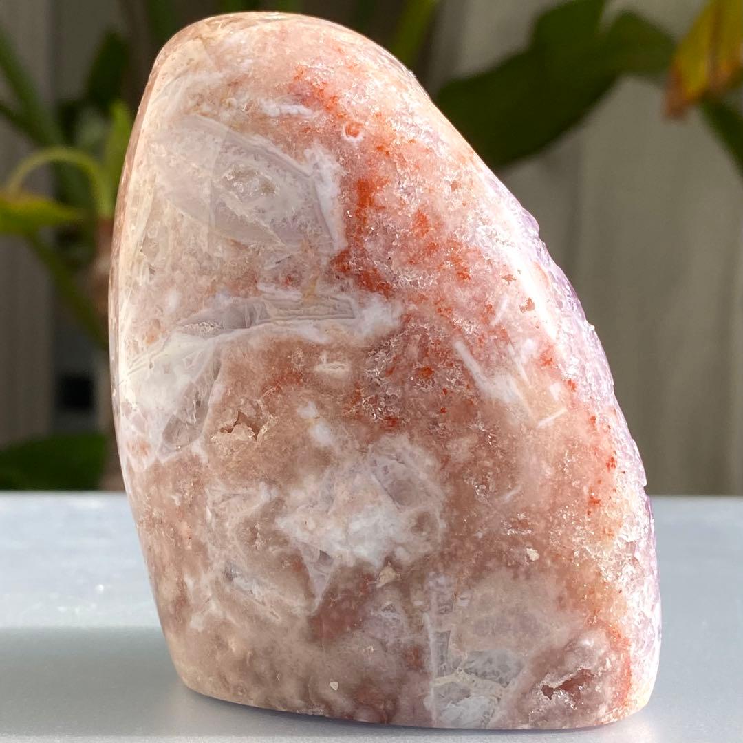 【 天然石 ピンクアメジスト アメジスト 原石 ドゥルージー ドーム B 】