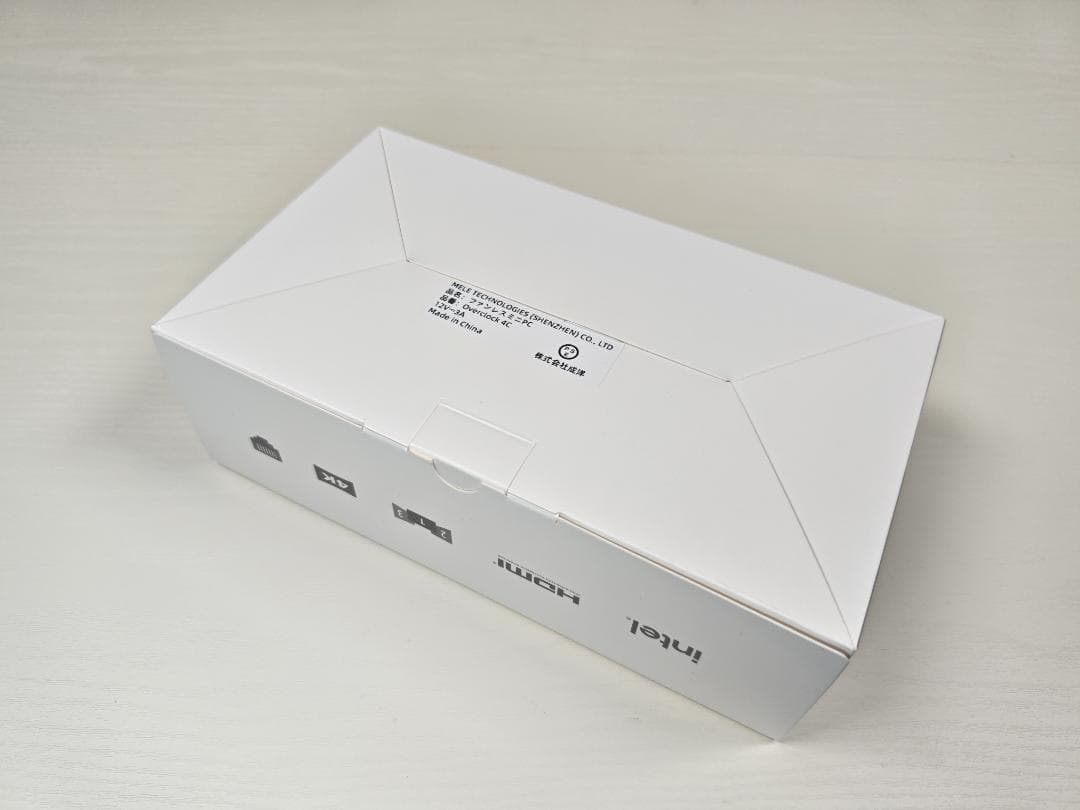 使用短め HiMeLe Overclock4C／ Intel N95 ミニPC