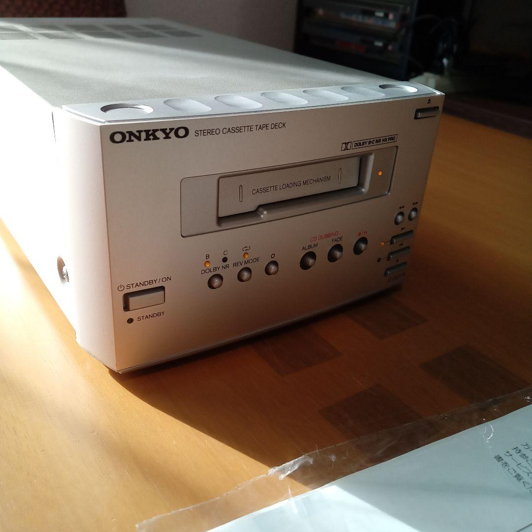 ONKYO K-501A カセットデッキ 録音再生ok INTEC メタル対応