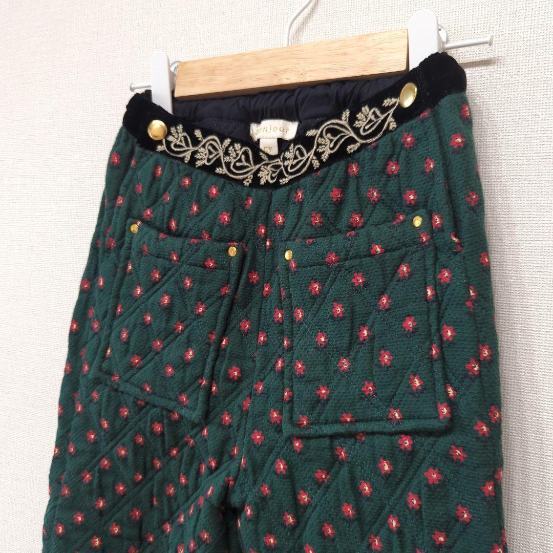 Bonjour diary キルティングパンツ 6y