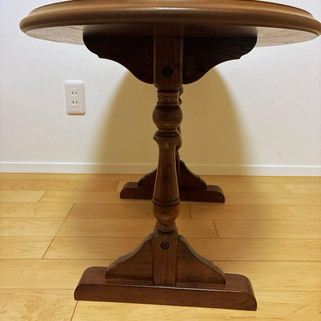 三越ブルージュ カントリーハウス オーバル型センターテーブル