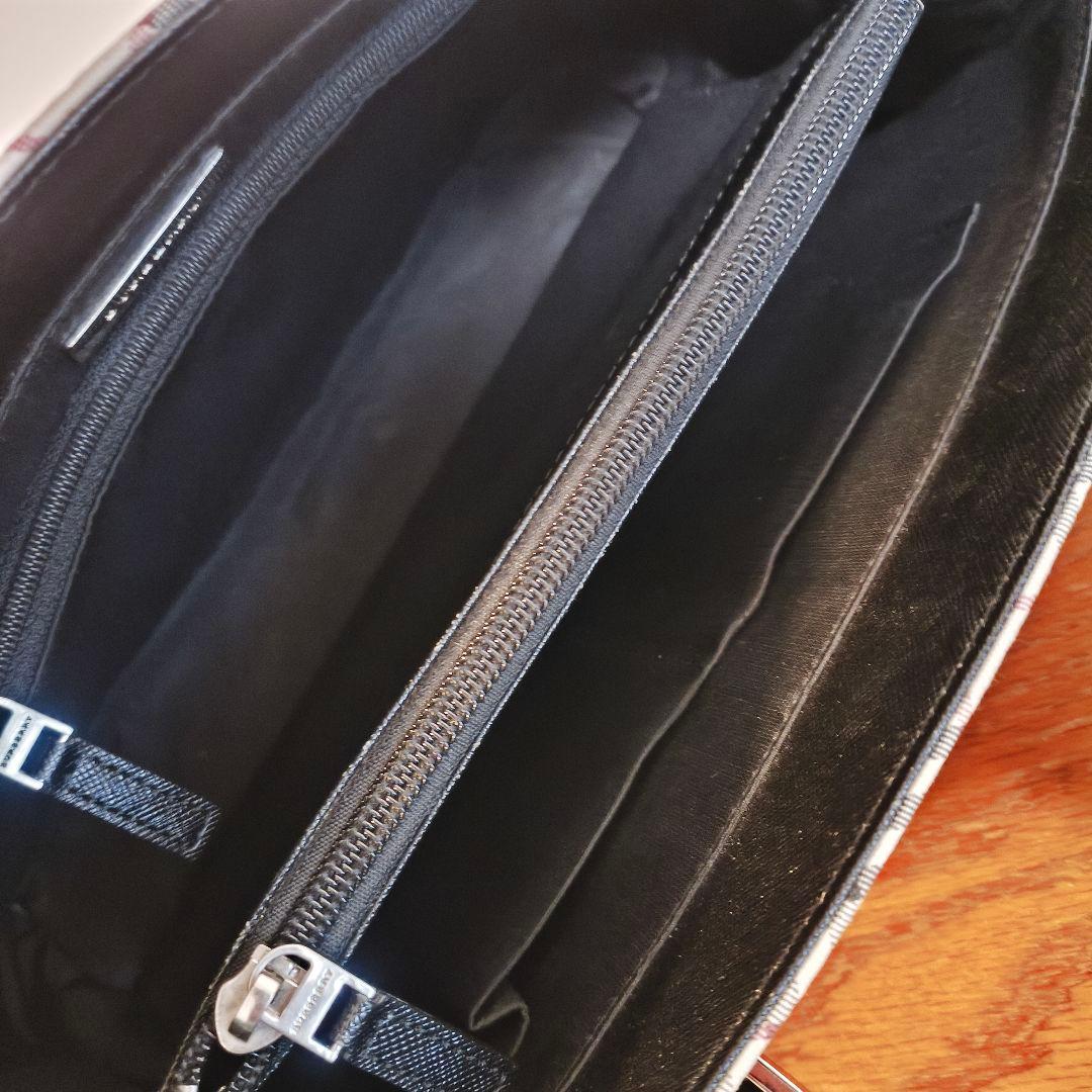 美品　バーバリー　BURBERRY　ノバチェック　ハンドバッグ　ベージュ