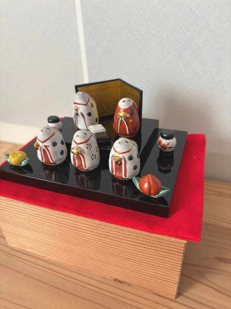 お雛様　うさぎ雛　お内裏さまと三人官女