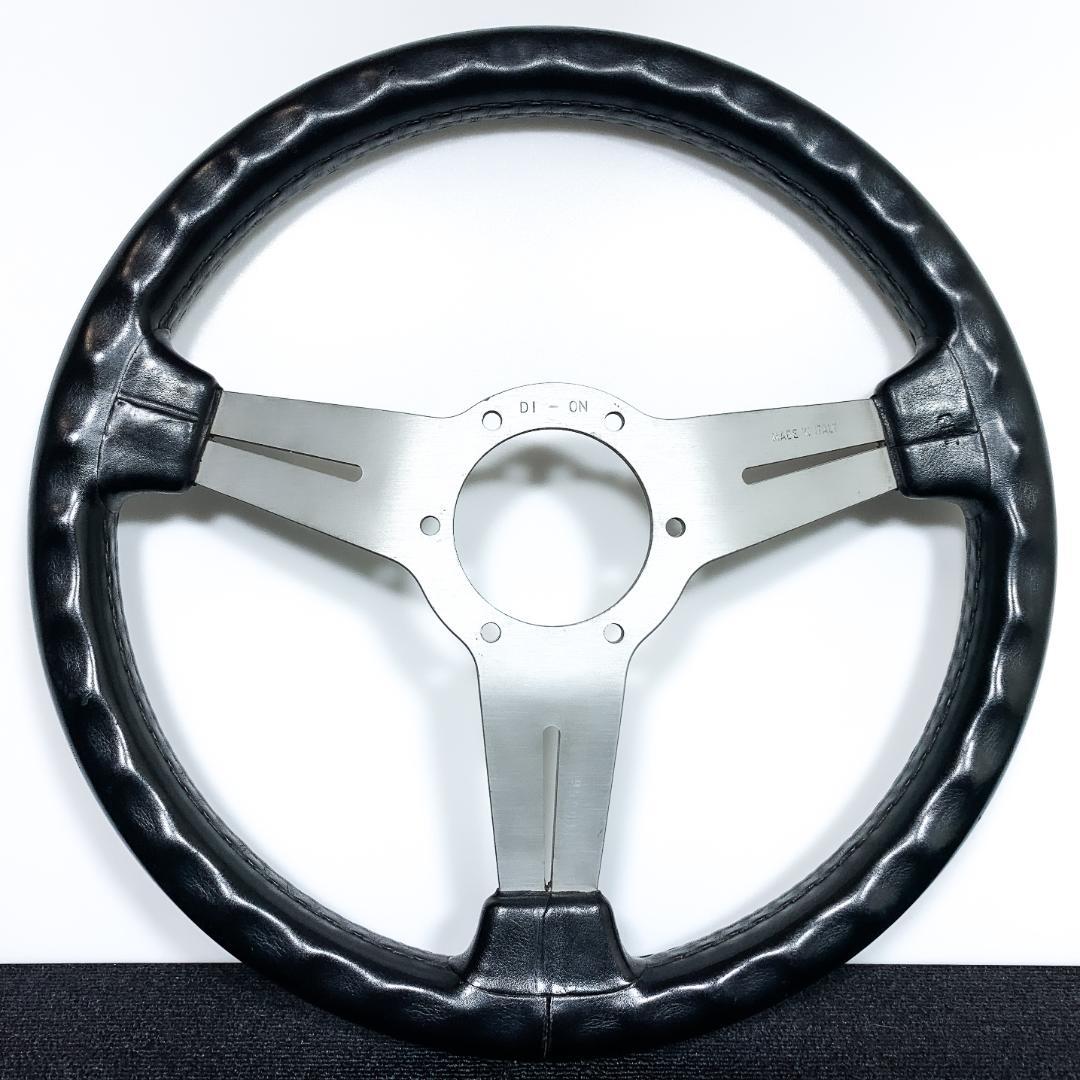 ナルディ クラシック シルバースポーク 33φ レザー 新品ホーンボタン付