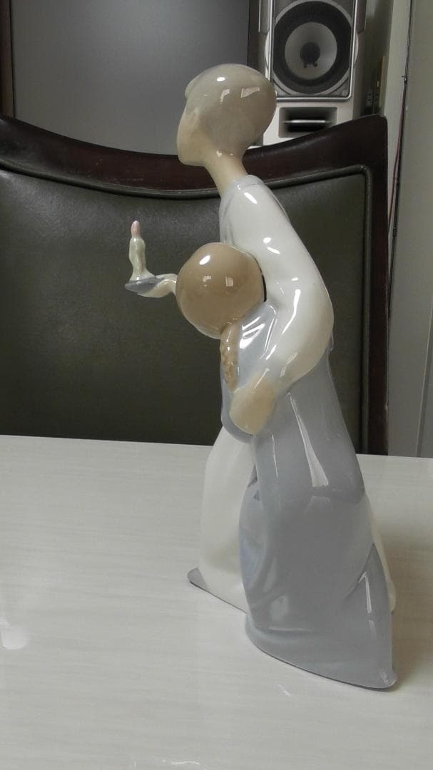 LLADRO　リヤドロ　【こわいよ　夜中の案内】2　置物　リアドロ　Ｌ458